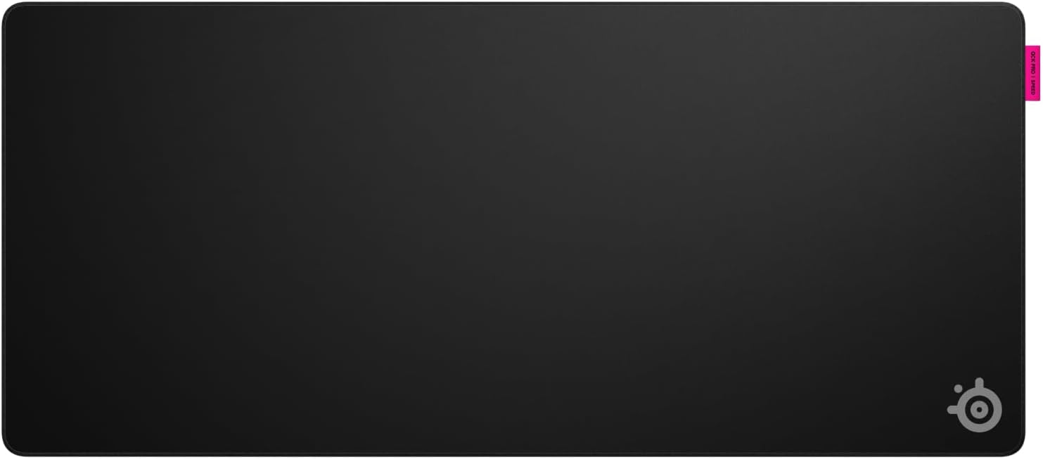 SteelSeries QcK XL Performance Speed-gamingmuismat - Voor soepele muisbewegingen - Gestikte rand met laag profiel - Slipvaste neopreen rubberen onderzijde - 900x400 mm - FPS, MOBA's, RTS, MMO