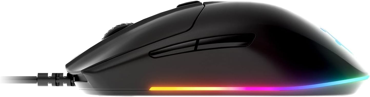 SteelSeries Rival 5 — gamingmuis — FPS, MOBA, MMO, Battle Royale — 18.000 CPI TrueMove Air optische sensor — 9 programmeerbare knoppen — 85 g competitief gewicht, zwart