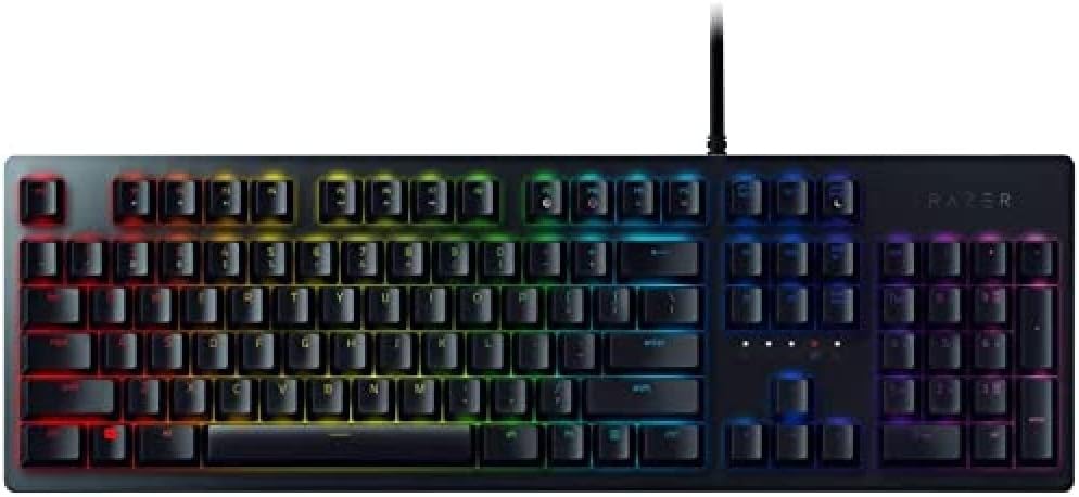 Razer Huntsman Mini (Rode Schakelaar) - Compact 60% gaming toetsenbord (Lineaire Optische Schakelaars, Doubleshot PBT toetskappen, Afneembare USB-C kabel) QWERTY US layout | Zwart