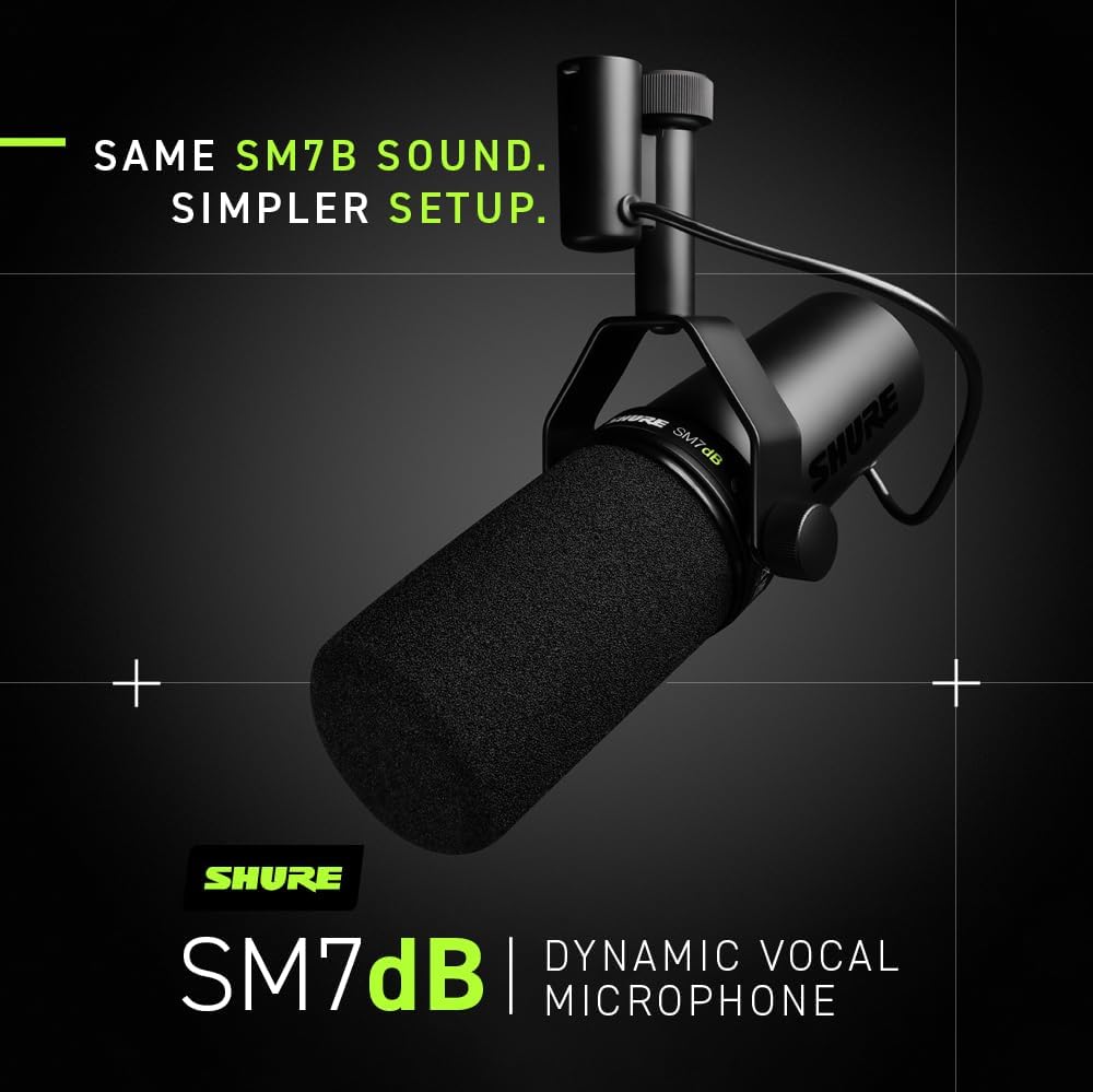 Shure SM7B vocale dynamische microfoon