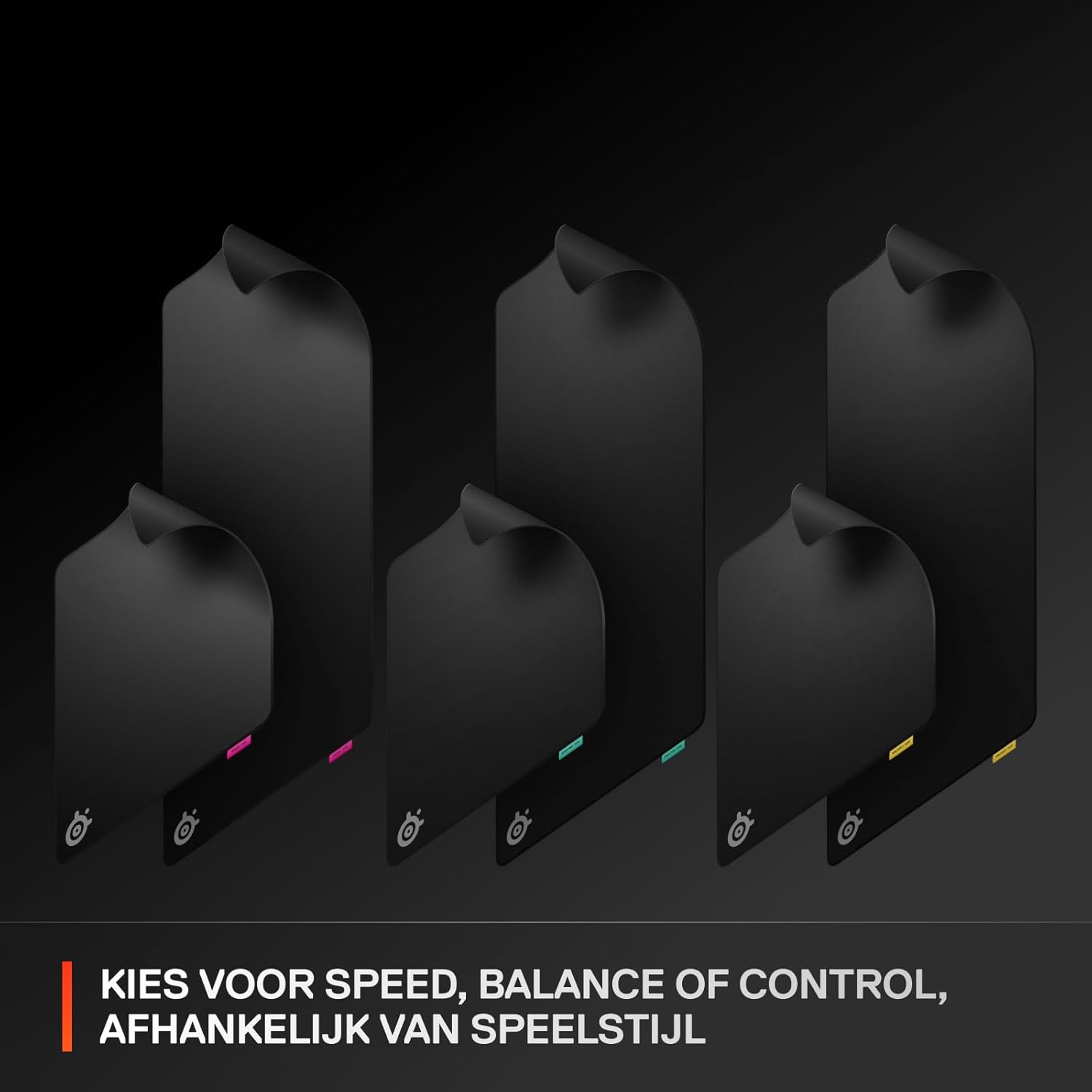 SteelSeries QcK XL Performance Speed-gamingmuismat - Voor soepele muisbewegingen - Gestikte rand met laag profiel - Slipvaste neopreen rubberen onderzijde - 900x400 mm - FPS, MOBA's, RTS, MMO