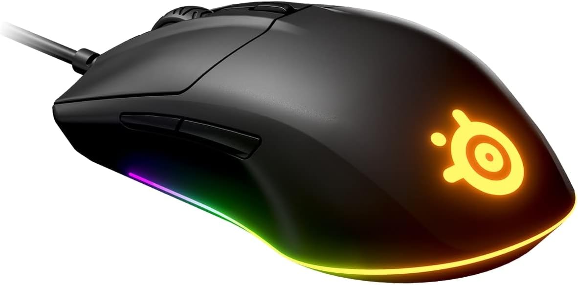 SteelSeries Rival 5 — gamingmuis — FPS, MOBA, MMO, Battle Royale — 18.000 CPI TrueMove Air optische sensor — 9 programmeerbare knoppen — 85 g competitief gewicht, zwart