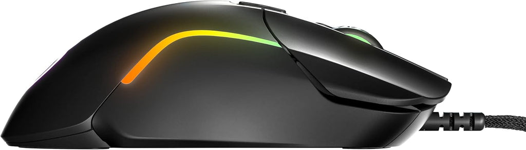 SteelSeries Rival 5 — gamingmuis — FPS, MOBA, MMO, Battle Royale — 18.000 CPI TrueMove Air optische sensor — 9 programmeerbare knoppen — 85 g competitief gewicht, zwart