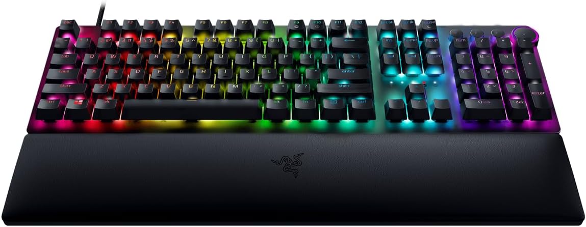 Razer Huntsman Mini (Rode Schakelaar) - Compact 60% gaming toetsenbord (Lineaire Optische Schakelaars, Doubleshot PBT toetskappen, Afneembare USB-C kabel) QWERTY US layout | Zwart