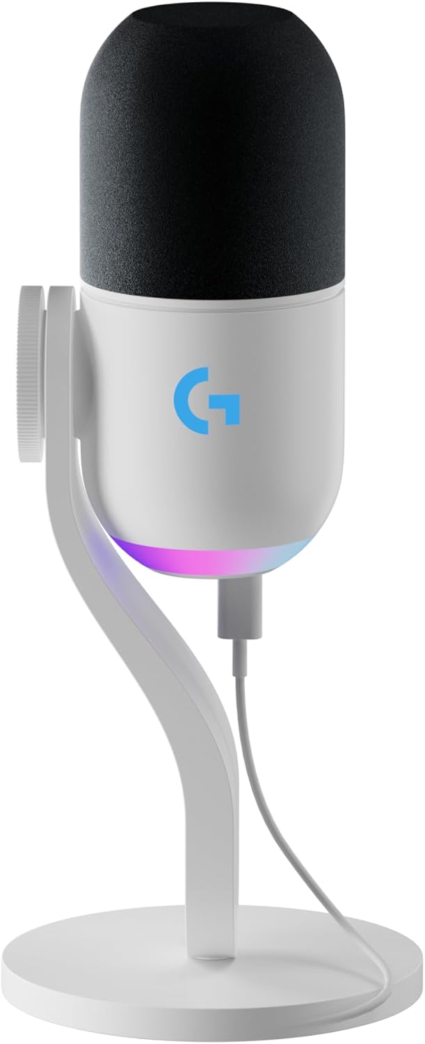 Logitech G Yeti GX Dynamic RGB-gamingmicrofoon met LIGHTSYNC, USB-microfoon voor streamen, supercardioïde, plug-and-play met USB voor pc/Mac - Zwart