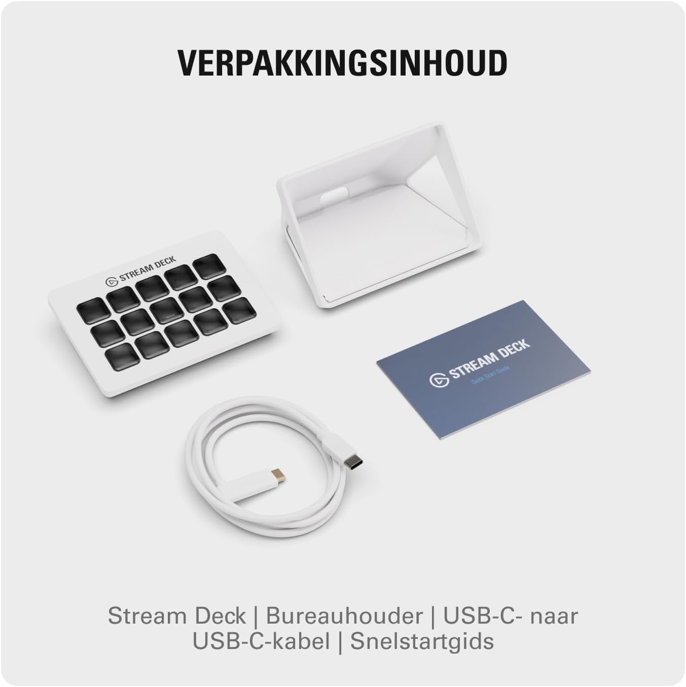 Elgato Stream Deck MK.2 – Studiocontroller, 15 macrotoetsen, start acties in apps en software zoals OBS, Twitch, YouTube en meer, werkt met Mac en pc