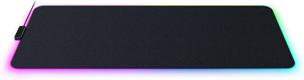 Razer Strider Chroma - Hybride muismat (19 Razer Chroma RGB verlichtingszones, vergroot formaat, anti-slip basis, water- en vervormingsbestendig) L | Zwart