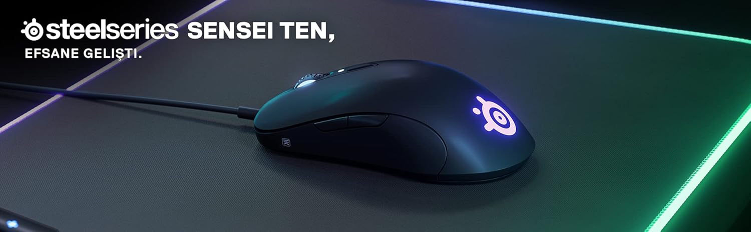 SteelSeries Rival 5 — gamingmuis — FPS, MOBA, MMO, Battle Royale — 18.000 CPI TrueMove Air optische sensor — 9 programmeerbare knoppen — 85 g competitief gewicht, zwart