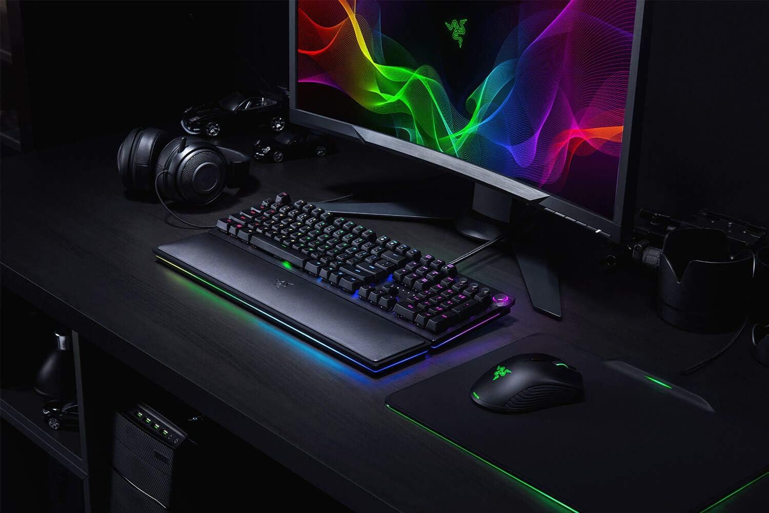 Razer Huntsman Mini (Rode Schakelaar) - Compact 60% gaming toetsenbord (Lineaire Optische Schakelaars, Doubleshot PBT toetskappen, Afneembare USB-C kabel) QWERTY US layout | Zwart