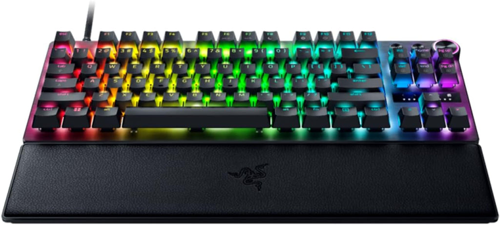 Razer Huntsman Mini (Rode Schakelaar) - Compact 60% gaming toetsenbord (Lineaire Optische Schakelaars, Doubleshot PBT toetskappen, Afneembare USB-C kabel) QWERTY US layout | Zwart