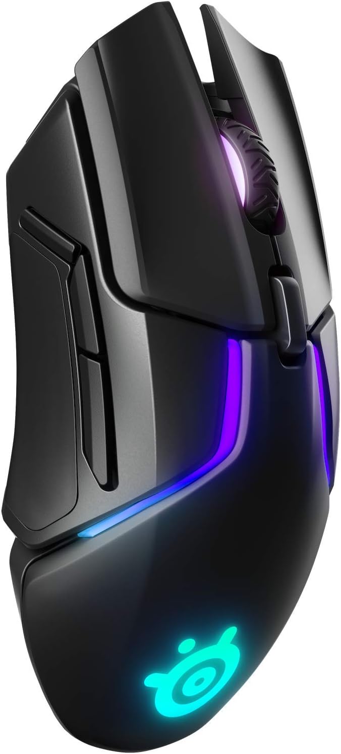 SteelSeries Rival 5 — gamingmuis — FPS, MOBA, MMO, Battle Royale — 18.000 CPI TrueMove Air optische sensor — 9 programmeerbare knoppen — 85 g competitief gewicht, zwart