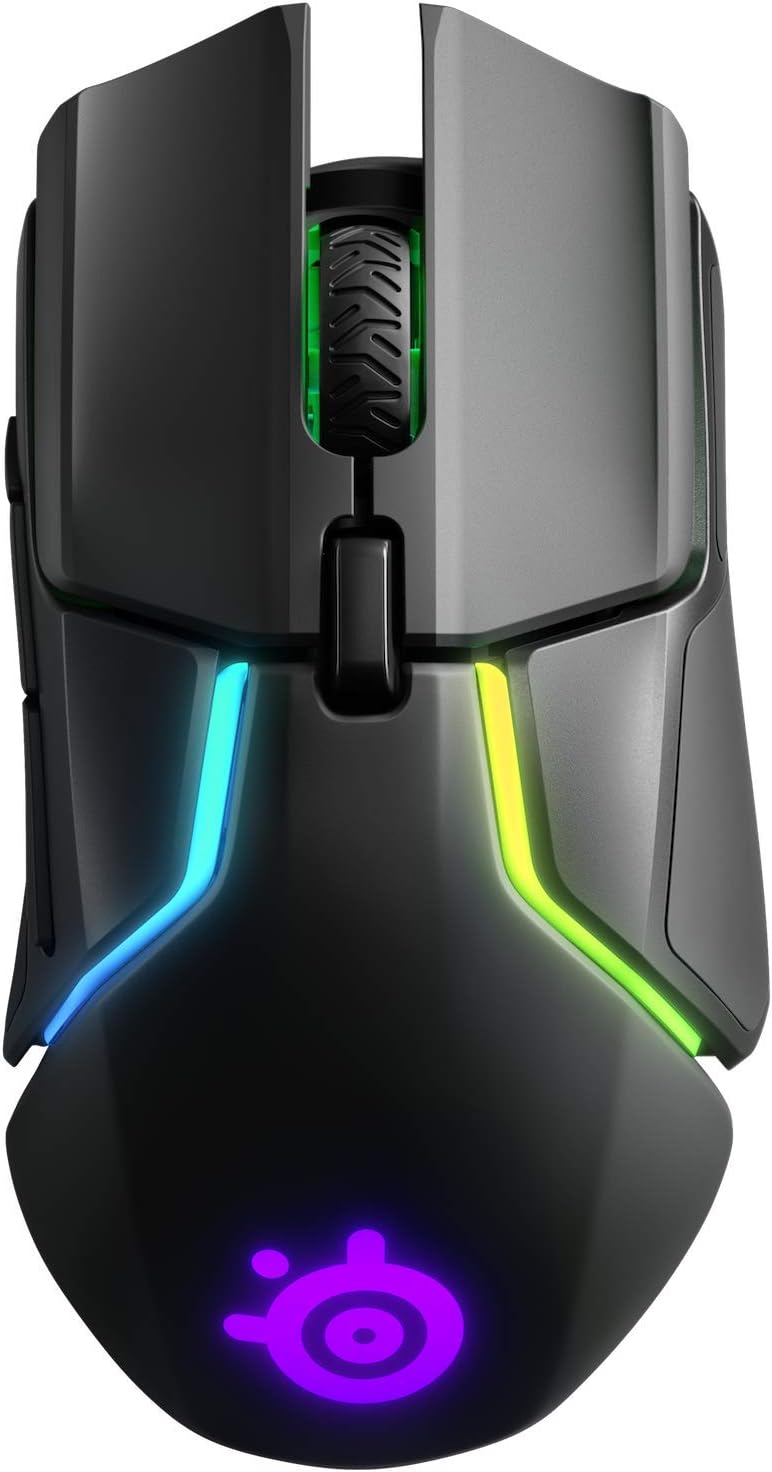 SteelSeries Rival 5 — gamingmuis — FPS, MOBA, MMO, Battle Royale — 18.000 CPI TrueMove Air optische sensor — 9 programmeerbare knoppen — 85 g competitief gewicht, zwart