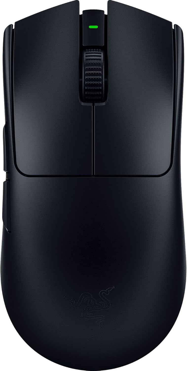 Razer Viper V3 Pro - Ultralichte draadloze Esports Gaming-muis (8K Hz HyperPolling, lichtgewicht van 54 gram, Focus Pro Sensor 35K DPI, draadloze HyperSpeed, batterijlevensduur van 95 uur) Zwart