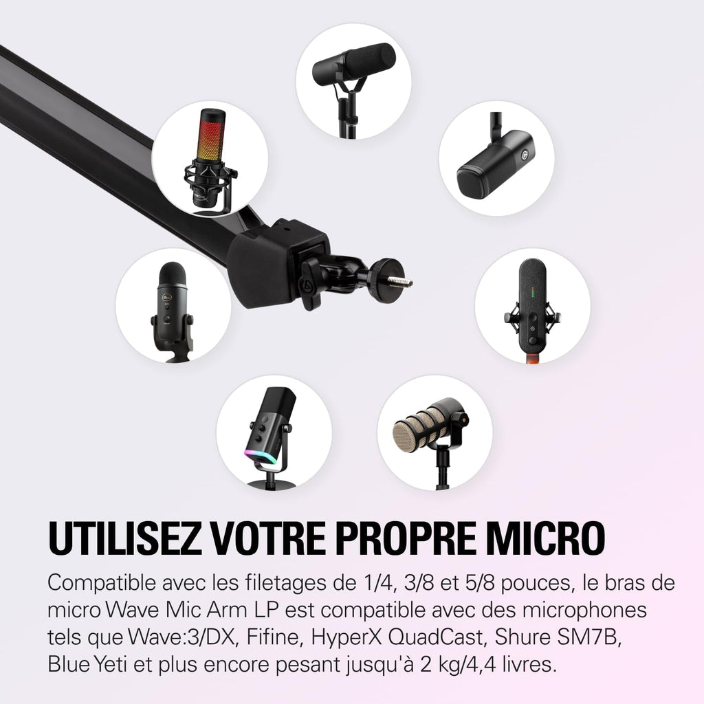 Elgato Wave Mic Arm LP, premium microfoonarm