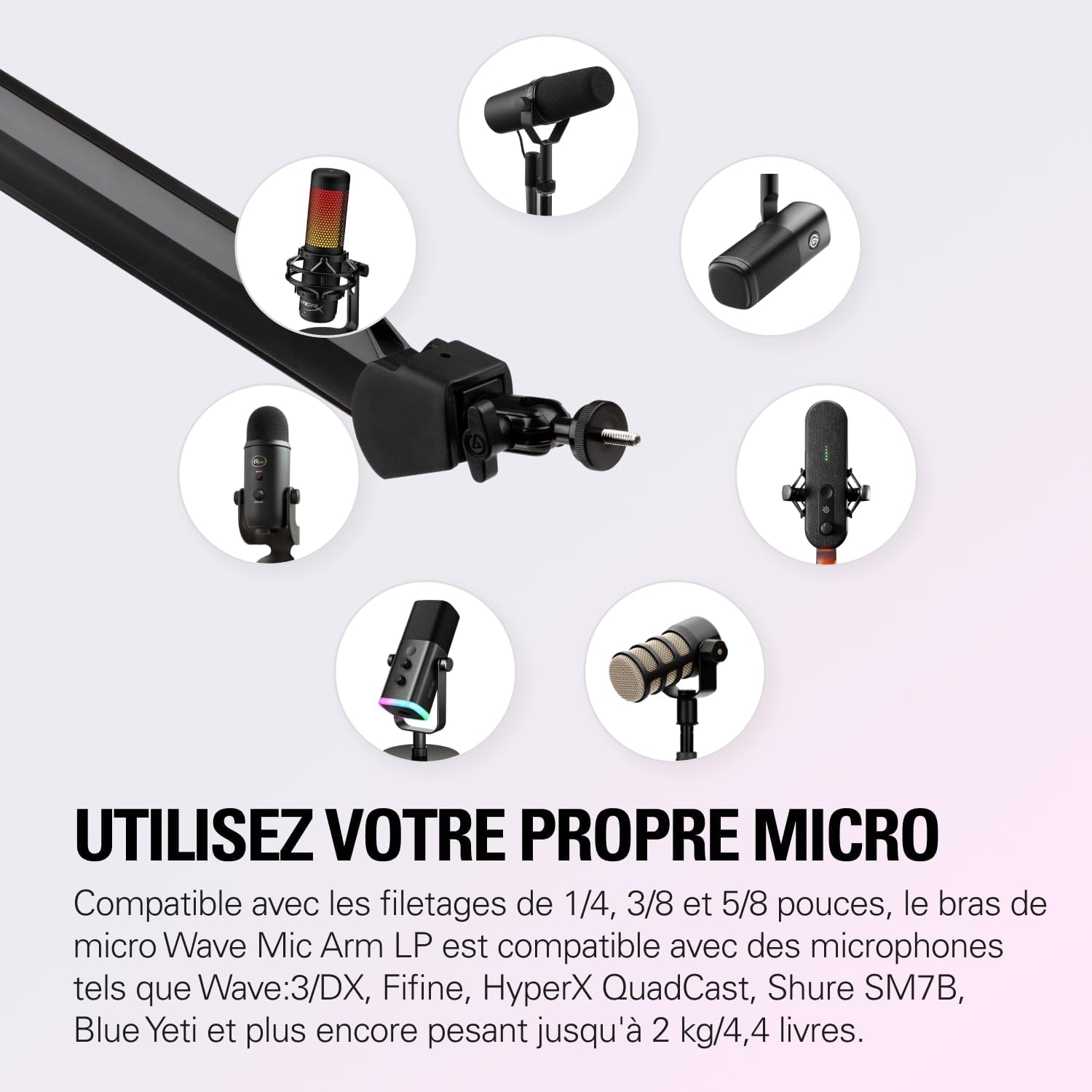 Elgato Wave Mic Arm LP, premium microfoonarm