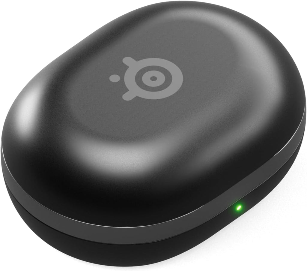 SteelSeries Arctis GameBuds™ voor Xbox - Draadloze gamingoordopjes - 2,4-GHz + BT5.3 - ANC/Transparency-modus - IP55-waterbestendigheid - 40 uur accuduur - Draadloos opladen - Xbox,PS5,pc,mobiel-Zwart