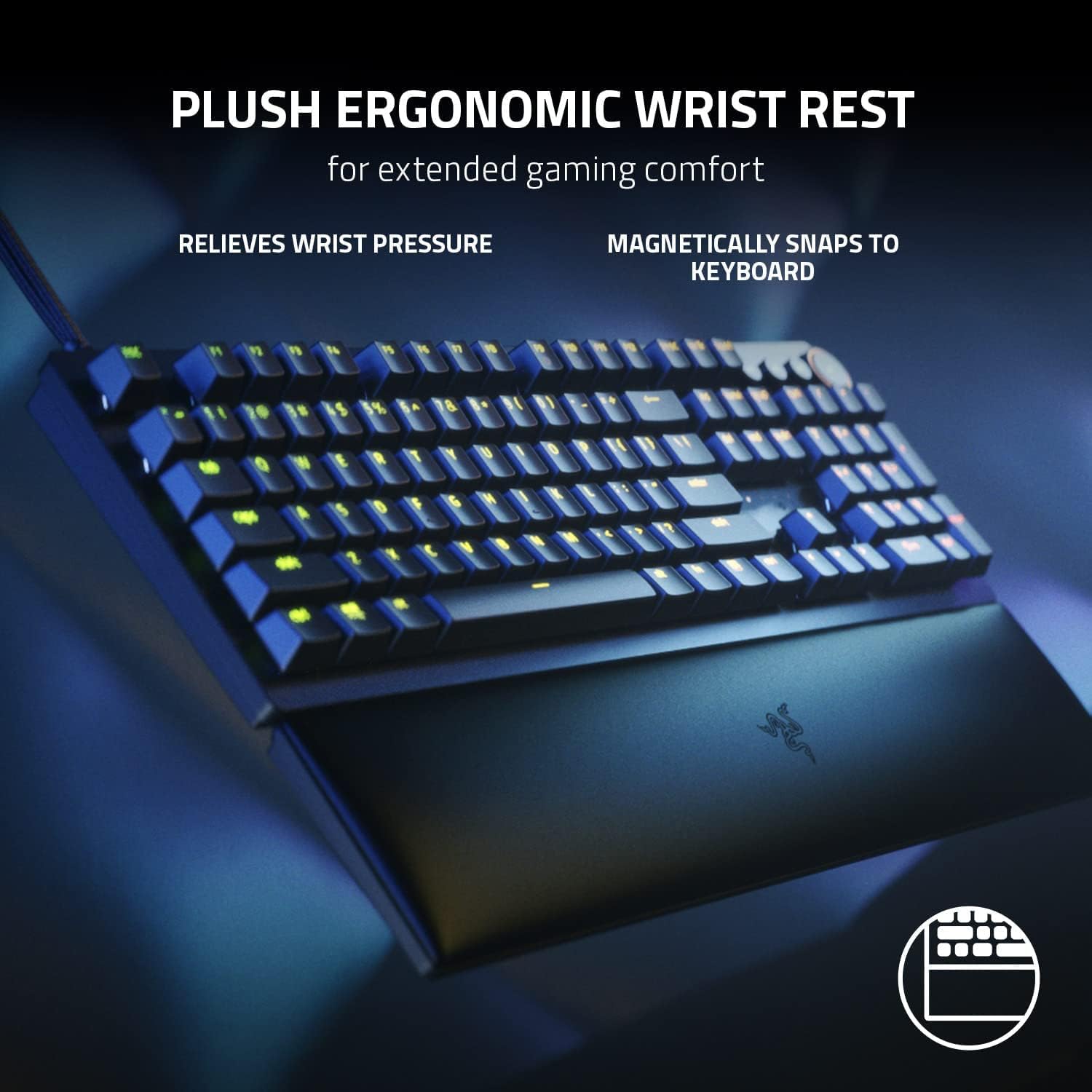 Razer Huntsman Mini (Rode Schakelaar) - Compact 60% gaming toetsenbord (Lineaire Optische Schakelaars, Doubleshot PBT toetskappen, Afneembare USB-C kabel) QWERTY US layout | Zwart