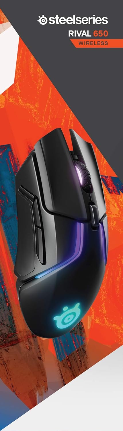 SteelSeries Rival 5 — gamingmuis — FPS, MOBA, MMO, Battle Royale — 18.000 CPI TrueMove Air optische sensor — 9 programmeerbare knoppen — 85 g competitief gewicht, zwart