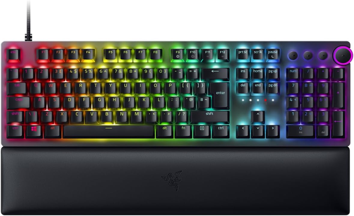 Razer Huntsman Mini (Rode Schakelaar) - Compact 60% gaming toetsenbord (Lineaire Optische Schakelaars, Doubleshot PBT toetskappen, Afneembare USB-C kabel) QWERTY US layout | Zwart