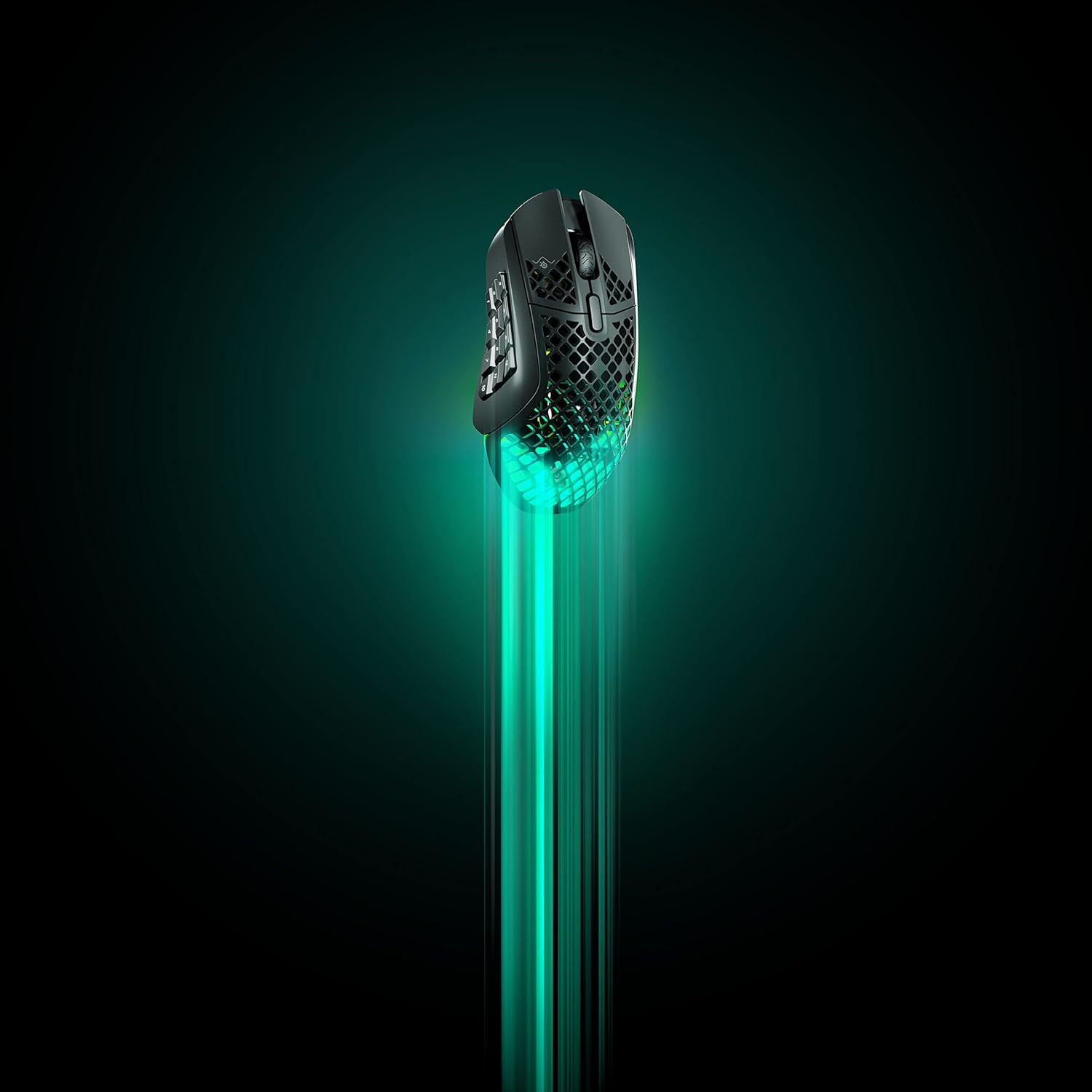 SteelSeries Aerox 3 - Geperforeerde RGB-gamingmuis - Ultralicht waterbestendig ontwerp - 8,500 DPI TrueMove Core optische sensor - Snow