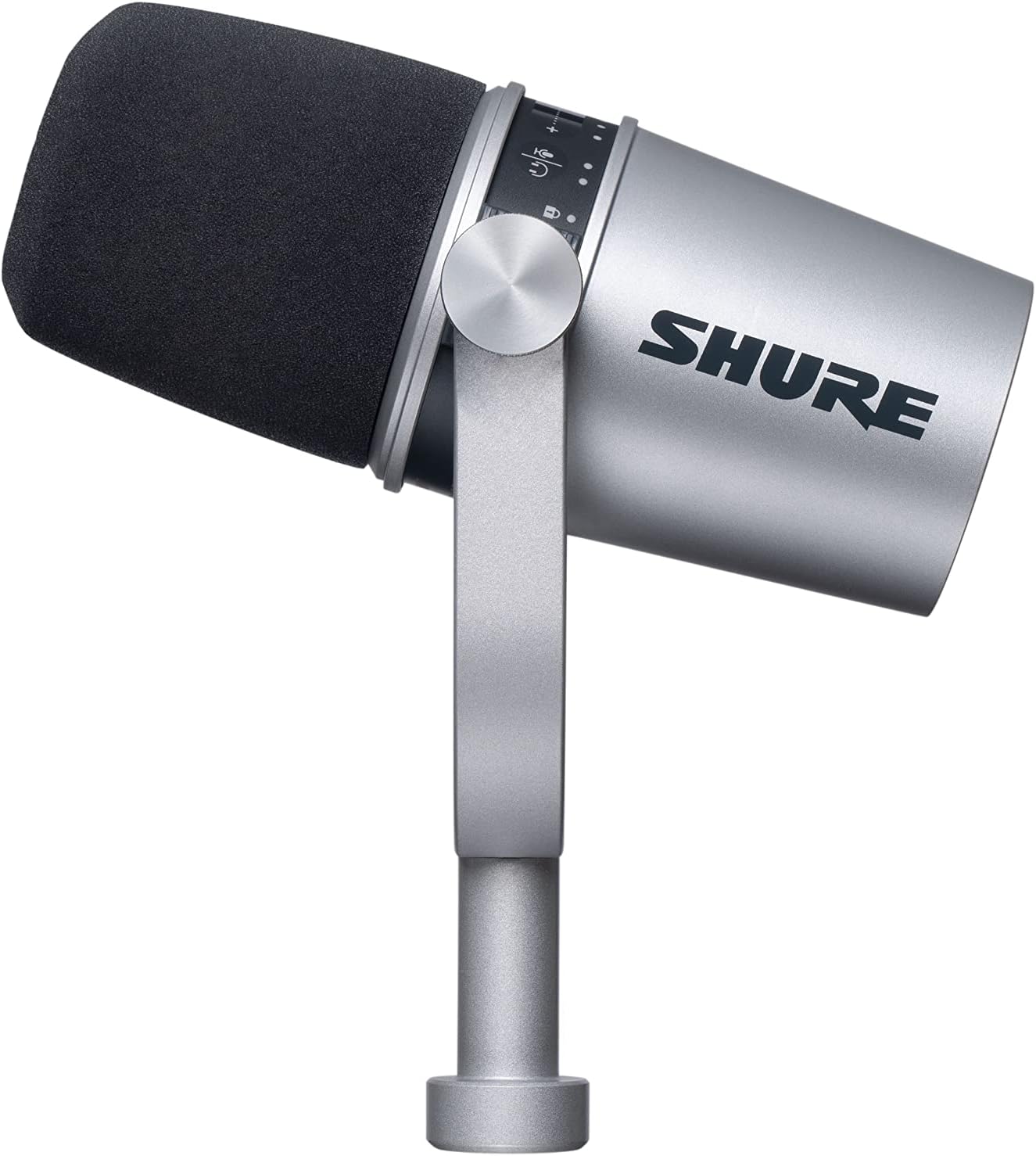 Shure MV7i Slimme Podcast Microfoon + Ingebouwde Audio Interface