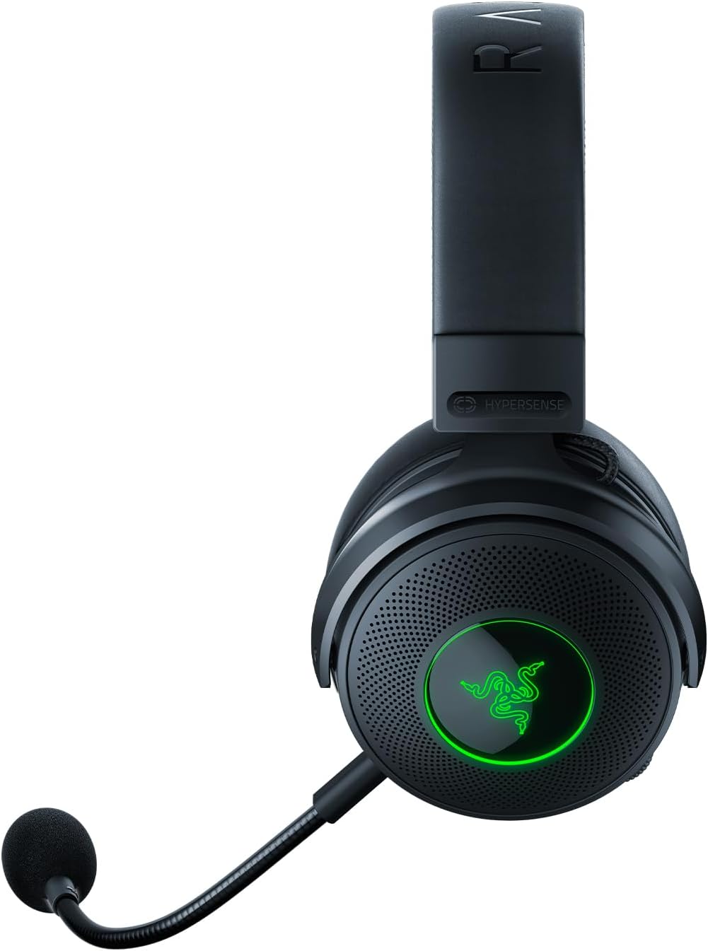 Razer Kraken V4 - Draadloze Gaming Headset (3 Modes Connectiviteit, TriForce 40mm Drivers, 9-Zone RGB Earcup Verlichting, Mix & Volume aanpassingen, THX Spatial Audio) Zwart