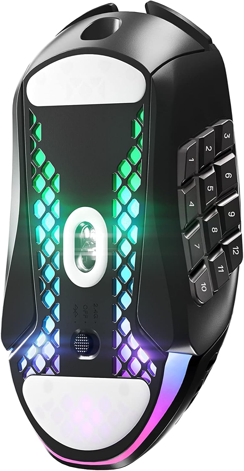 SteelSeries Aerox 3 - Geperforeerde RGB-gamingmuis - Ultralicht waterbestendig ontwerp - 8,500 DPI TrueMove Core optische sensor - Snow