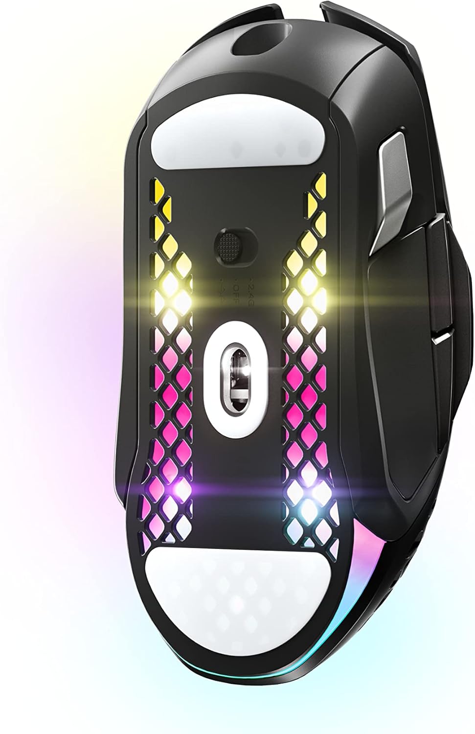 SteelSeries Aerox 3 - Geperforeerde RGB-gamingmuis - Ultralicht waterbestendig ontwerp - 8,500 DPI TrueMove Core optische sensor - Snow