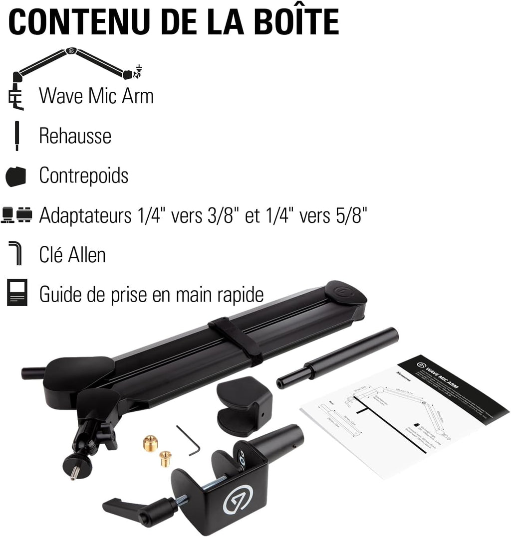 Elgato Wave Mic Arm LP, premium microfoonarm