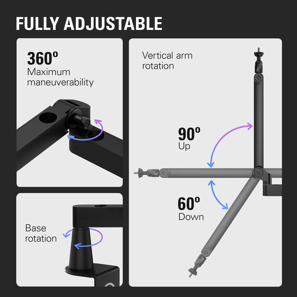 Elgato Wave Mic Arm LP, premium microfoonarm