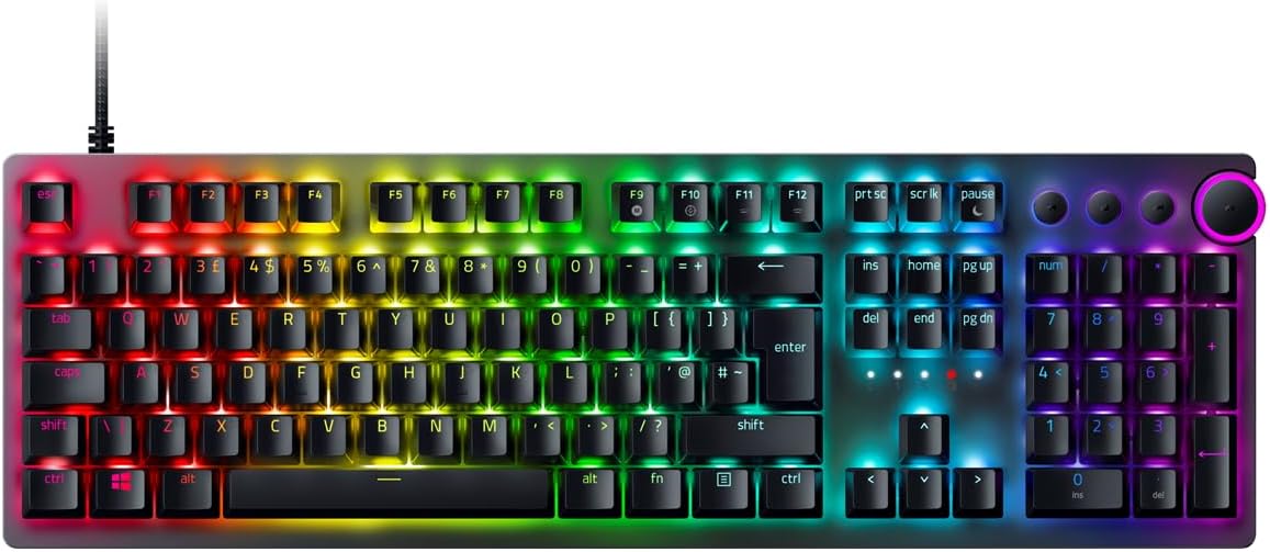 Razer Huntsman Mini (Rode Schakelaar) - Compact 60% gaming toetsenbord (Lineaire Optische Schakelaars, Doubleshot PBT toetskappen, Afneembare USB-C kabel) QWERTY US layout | Zwart