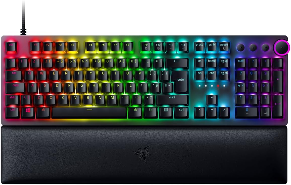 Razer Huntsman Mini (Rode Schakelaar) - Compact 60% gaming toetsenbord (Lineaire Optische Schakelaars, Doubleshot PBT toetskappen, Afneembare USB-C kabel) QWERTY US layout | Zwart