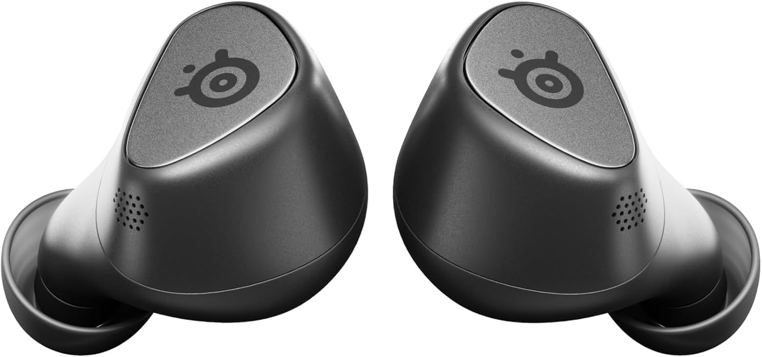 SteelSeries Arctis GameBuds™ voor Xbox - Draadloze gamingoordopjes - 2,4-GHz + BT5.3 - ANC/Transparency-modus - IP55-waterbestendigheid - 40 uur accuduur - Draadloos opladen - Xbox,PS5,pc,mobiel-Zwart