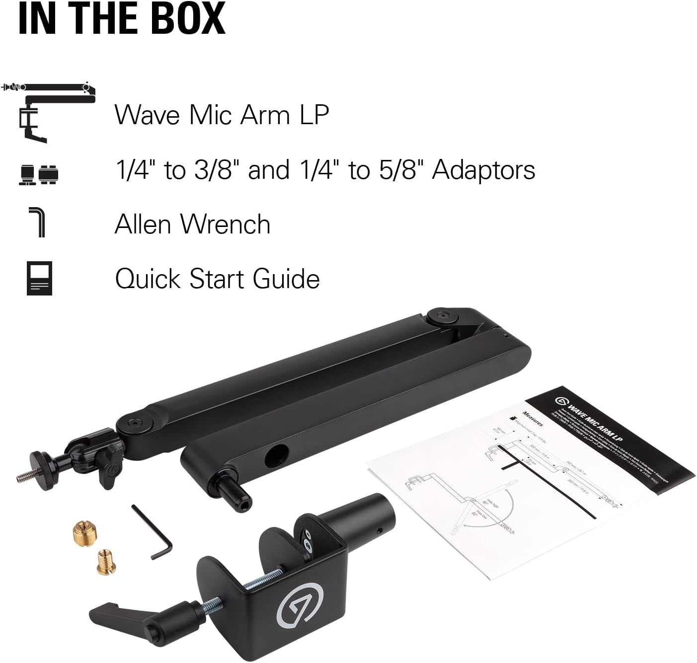 Elgato Wave Mic Arm LP, premium microfoonarm