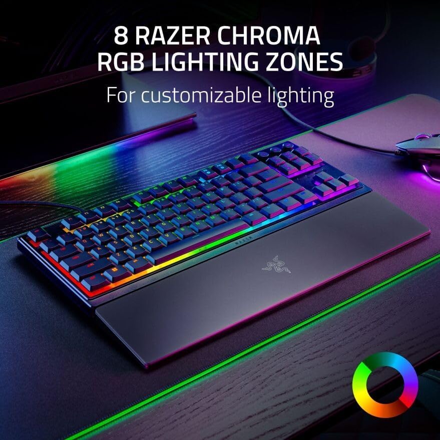 Razer Huntsman Mini (Rode Schakelaar) - Compact 60% gaming toetsenbord (Lineaire Optische Schakelaars, Doubleshot PBT toetskappen, Afneembare USB-C kabel) QWERTY US layout | Zwart