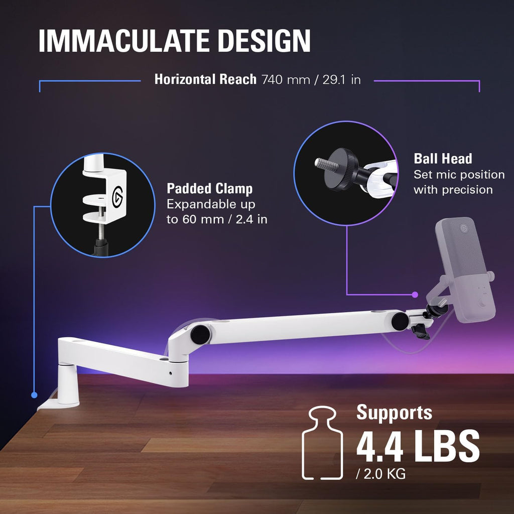 Elgato Wave Mic Arm LP, premium microfoonarm
