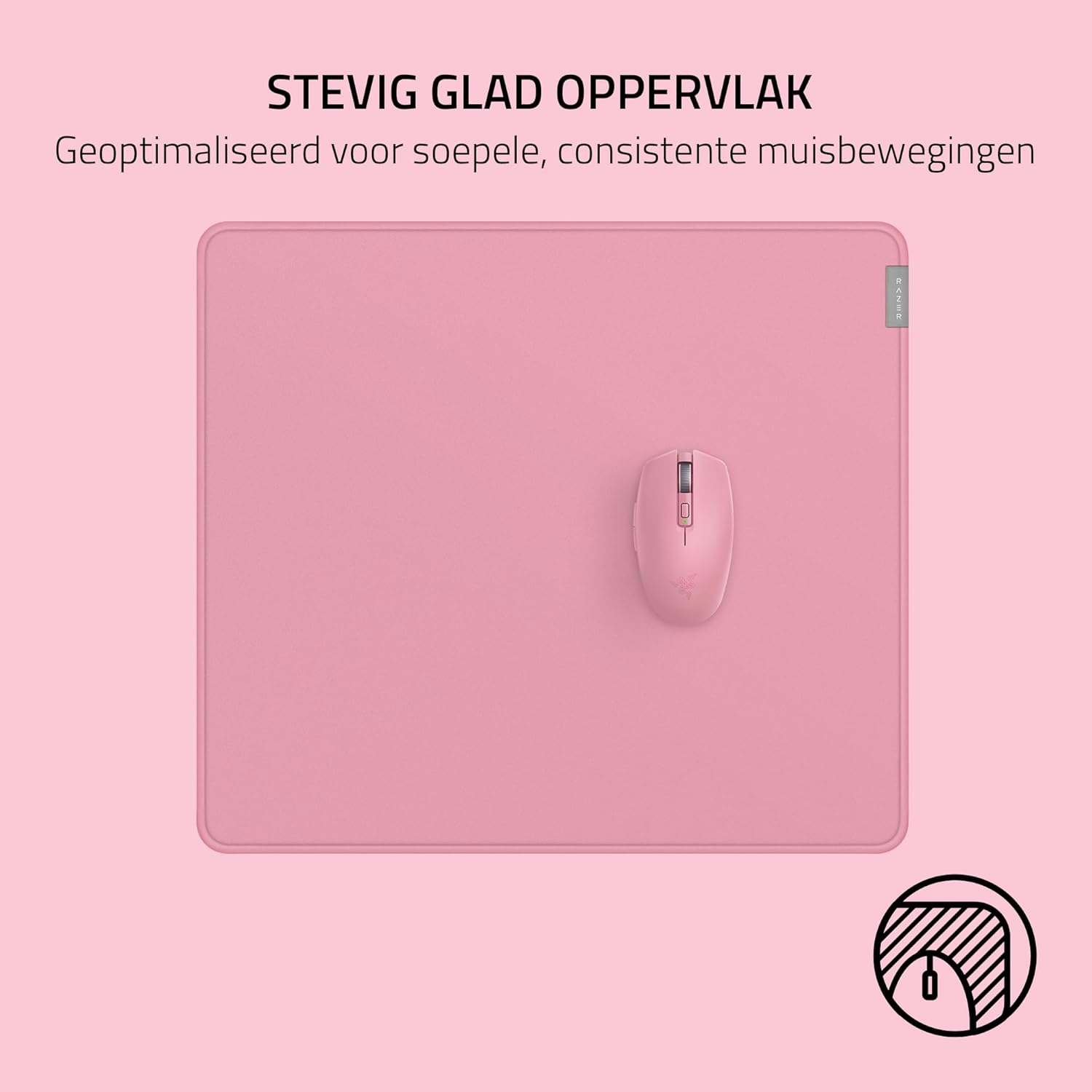 Razer Strider Chroma - Hybride muismat (19 Razer Chroma RGB verlichtingszones, vergroot formaat, anti-slip basis, water- en vervormingsbestendig) L | Zwart
