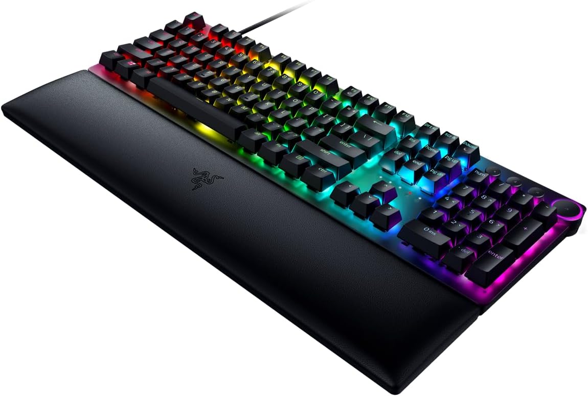Razer Huntsman Mini (Rode Schakelaar) - Compact 60% gaming toetsenbord (Lineaire Optische Schakelaars, Doubleshot PBT toetskappen, Afneembare USB-C kabel) QWERTY US layout | Zwart