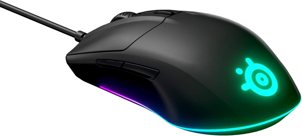 SteelSeries Rival 5 — gamingmuis — FPS, MOBA, MMO, Battle Royale — 18.000 CPI TrueMove Air optische sensor — 9 programmeerbare knoppen — 85 g competitief gewicht, zwart