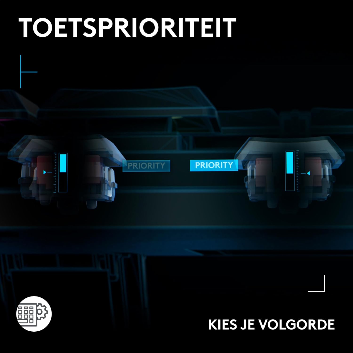 Logitech G G515 LIGHTSPEED TKL Laag profiel draadloos gamingtoetsenbord, LIGHTSYNC RGB, Thin Tenkeyless-ontwerp, PBT toetskappen, tactiele mechanische schakelaars, US International QWERTY - Zwart