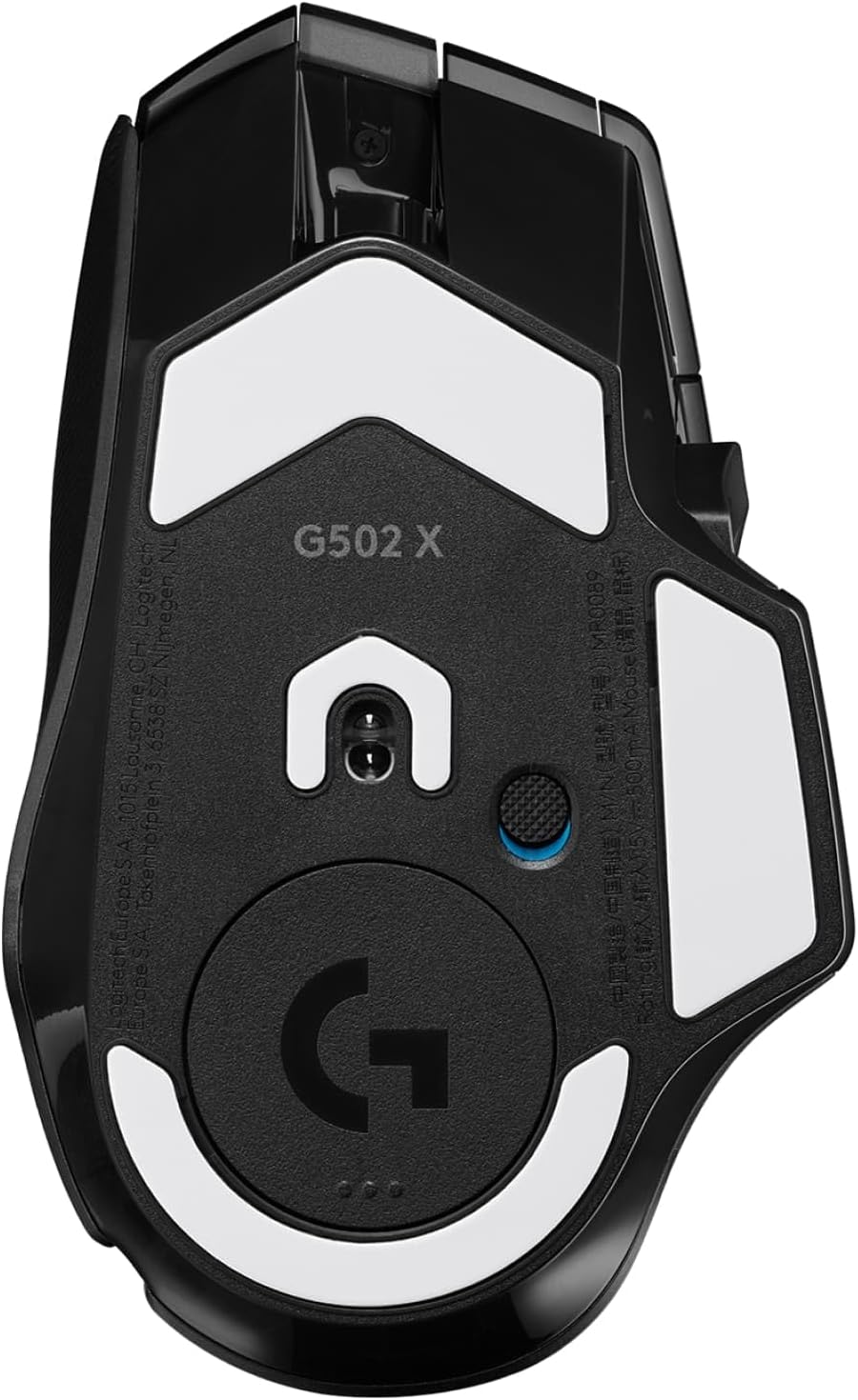 Logitech G502 X Bedrade Gamingmuis - LIGHTFORCE hybride, optisch-mechanische, primaire schakelaars, HERO 25K gaming sensor, voor PC - MacOS/Windows - Zwart