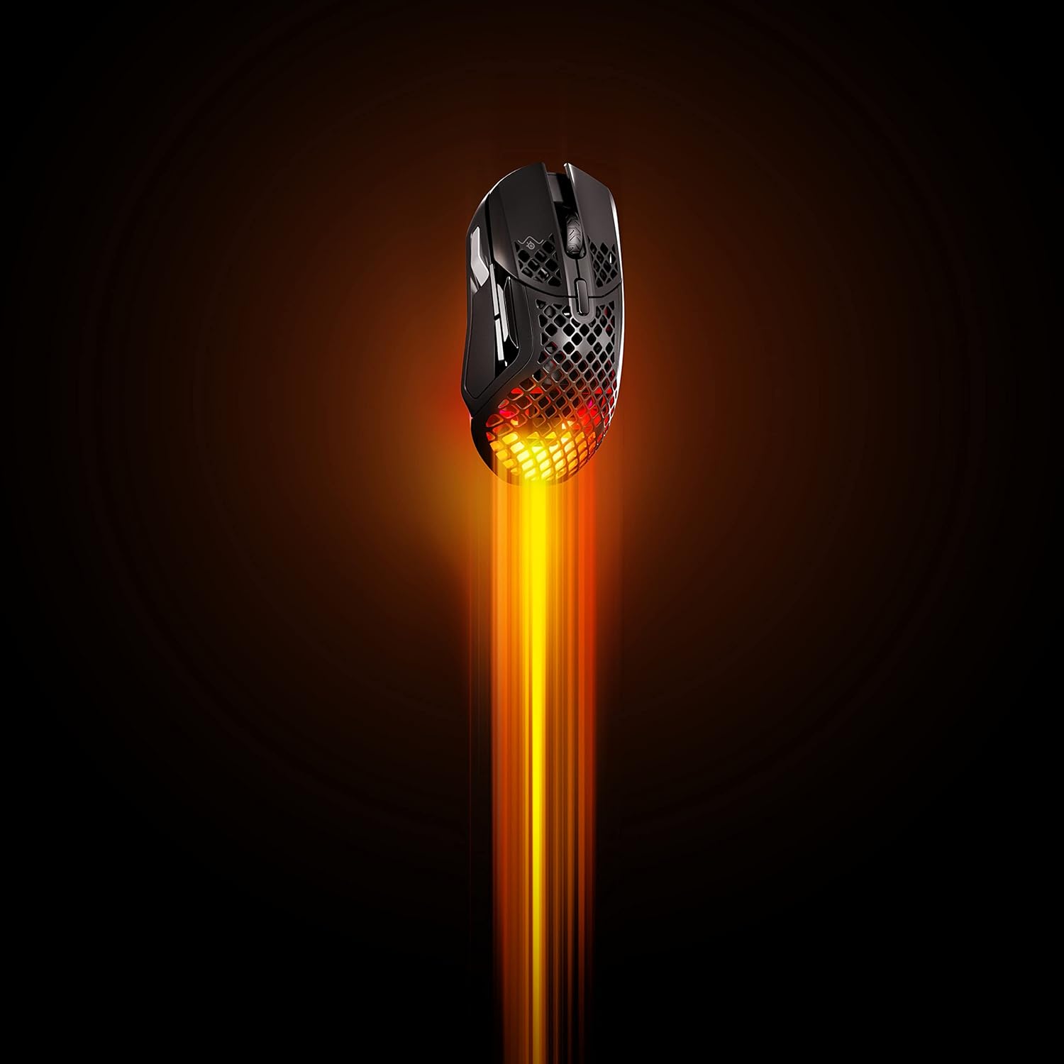 SteelSeries Aerox 3 - Geperforeerde RGB-gamingmuis - Ultralicht waterbestendig ontwerp - 8,500 DPI TrueMove Core optische sensor - Snow