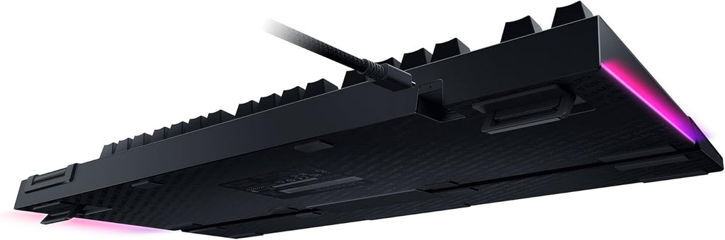 Razer BlackWidow V4 - Mechanisch gaming toetsenbord met Chroma RGB (Mechanische Razer gele schakelaars, 6 speciale macro toetsen, Doubleshot ABS keycaps) QWERTY US Layout | Zwart