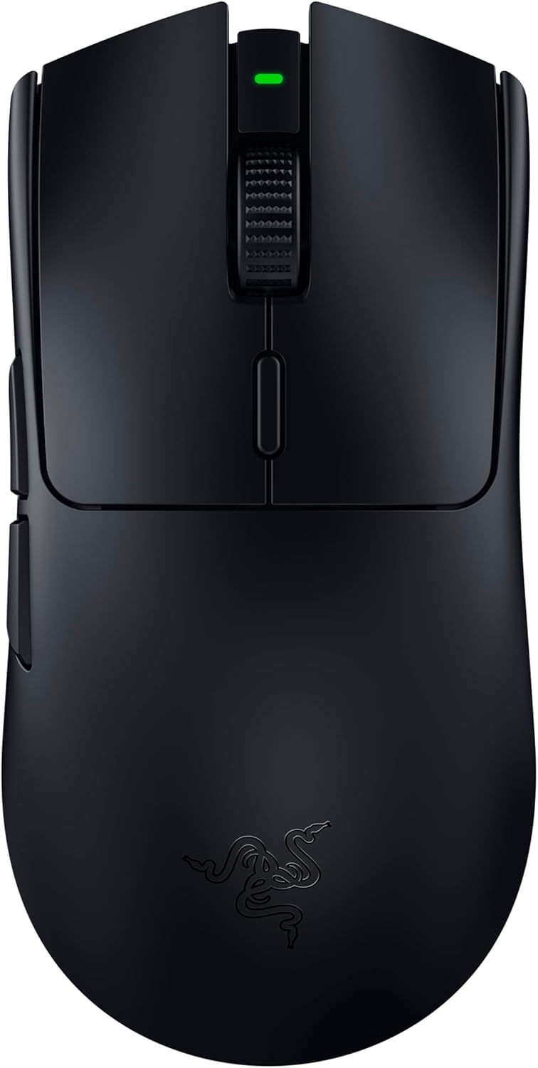 Razer Viper V3 Pro - Ultralichte draadloze Esports Gaming-muis (8K Hz HyperPolling, lichtgewicht van 54 gram, Focus Pro Sensor 35K DPI, draadloze HyperSpeed, batterijlevensduur van 95 uur) Zwart