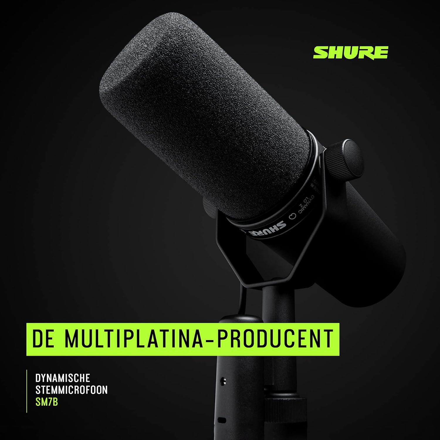 Shure SM7B vocale dynamische microfoon