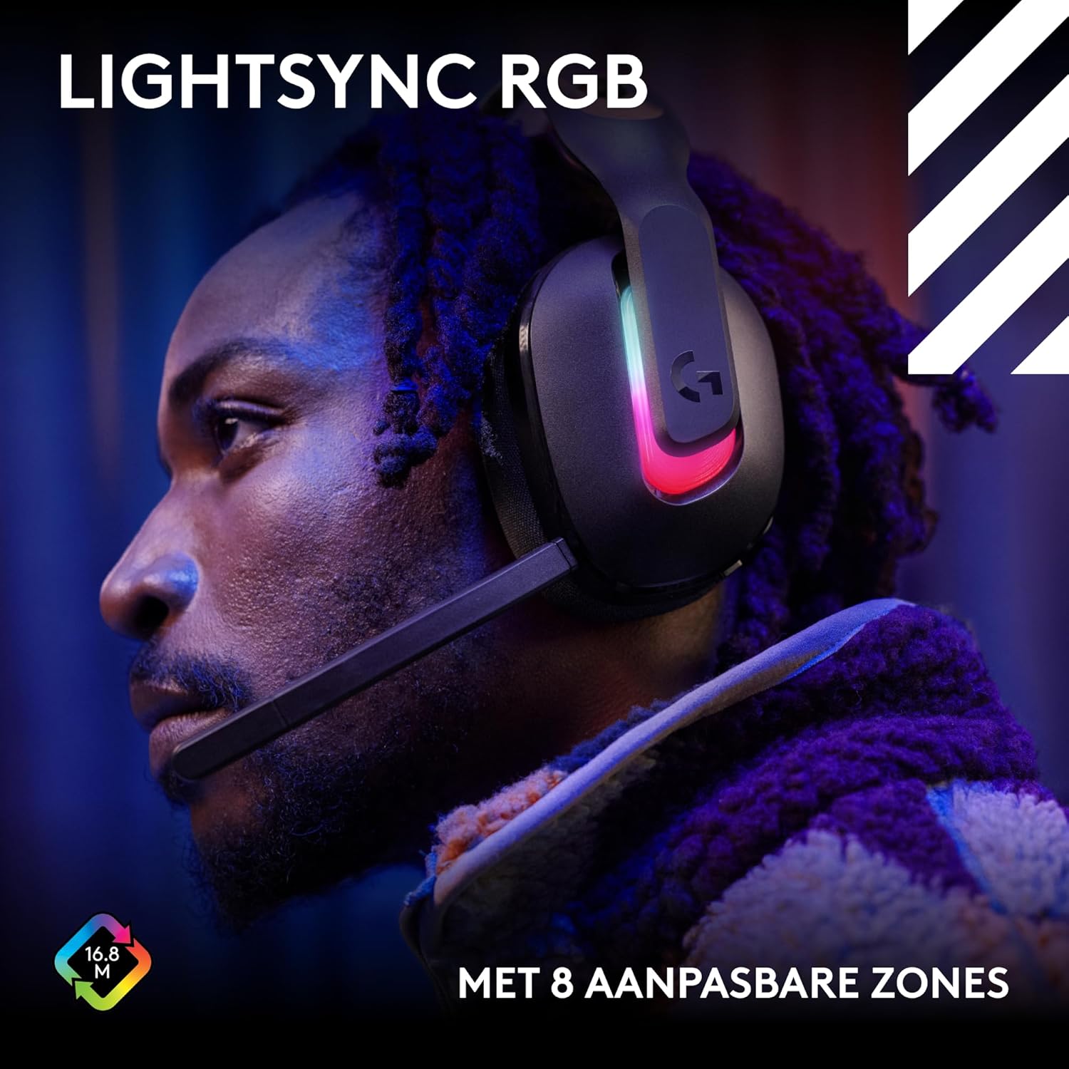 Logitech G Astro A50 X LIGHTSPEED trådlöst spelheadset + batteriladdare, PRO-G GRAPHENE, PLAYSYNC för Xbox Series X|S + PS5 + PC/Mac, Nintendo Switch 2, Bluetooth, HDMI 2.1 Passthru - Vit