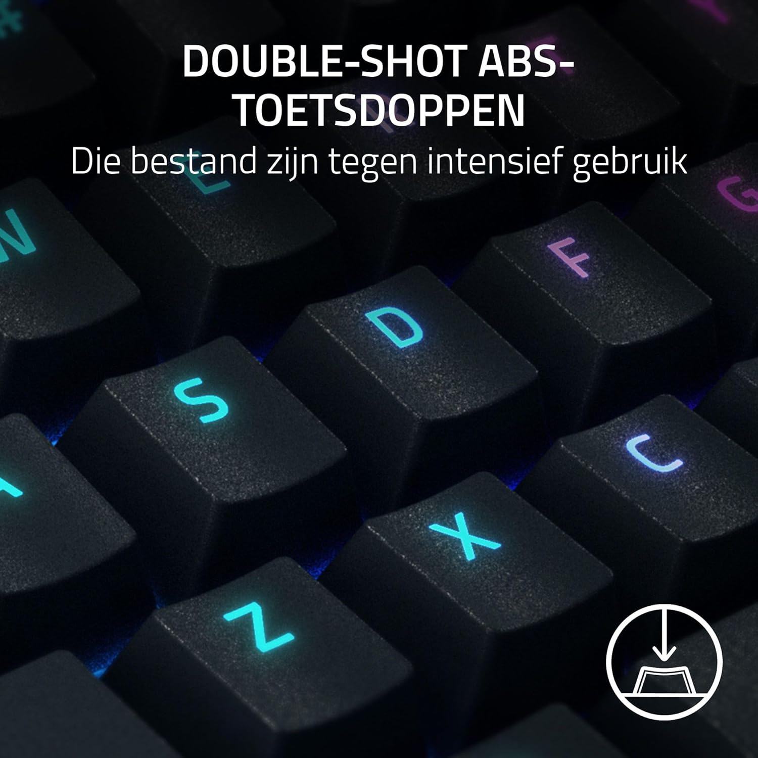 Razer BlackWidow V4 - Mechanisch gaming toetsenbord met Chroma RGB (Mechanische Razer gele schakelaars, 6 speciale macro toetsen, Doubleshot ABS keycaps) QWERTY US Layout | Zwart