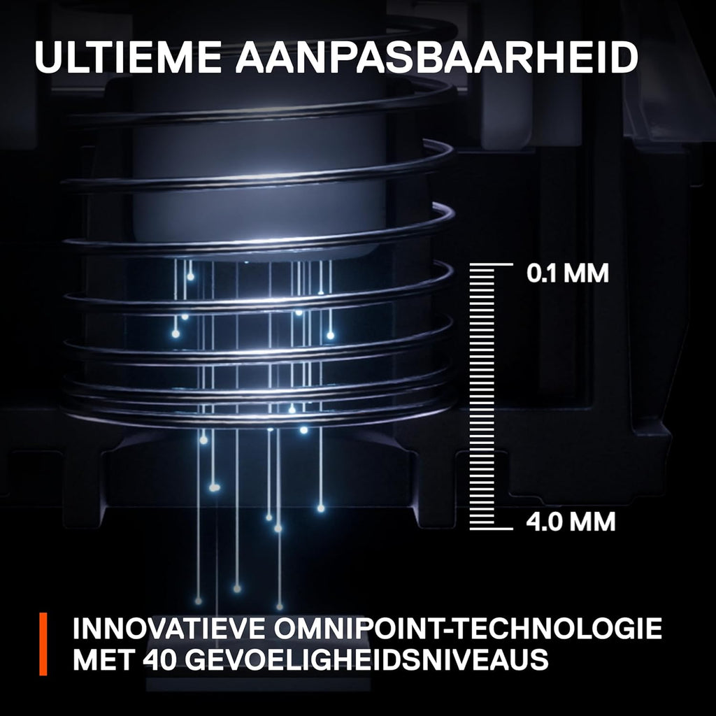 SteelSeries Apex Pro Mini Gen 3 OmniPoint 3.0 HyperMagnetic-schakelaars - Verstelbare activering - Rapid Trigger - Presets voor games - Protection Mode - Rapid Tap/SOCD - RGB - PBT-keycaps - UK QWERTY