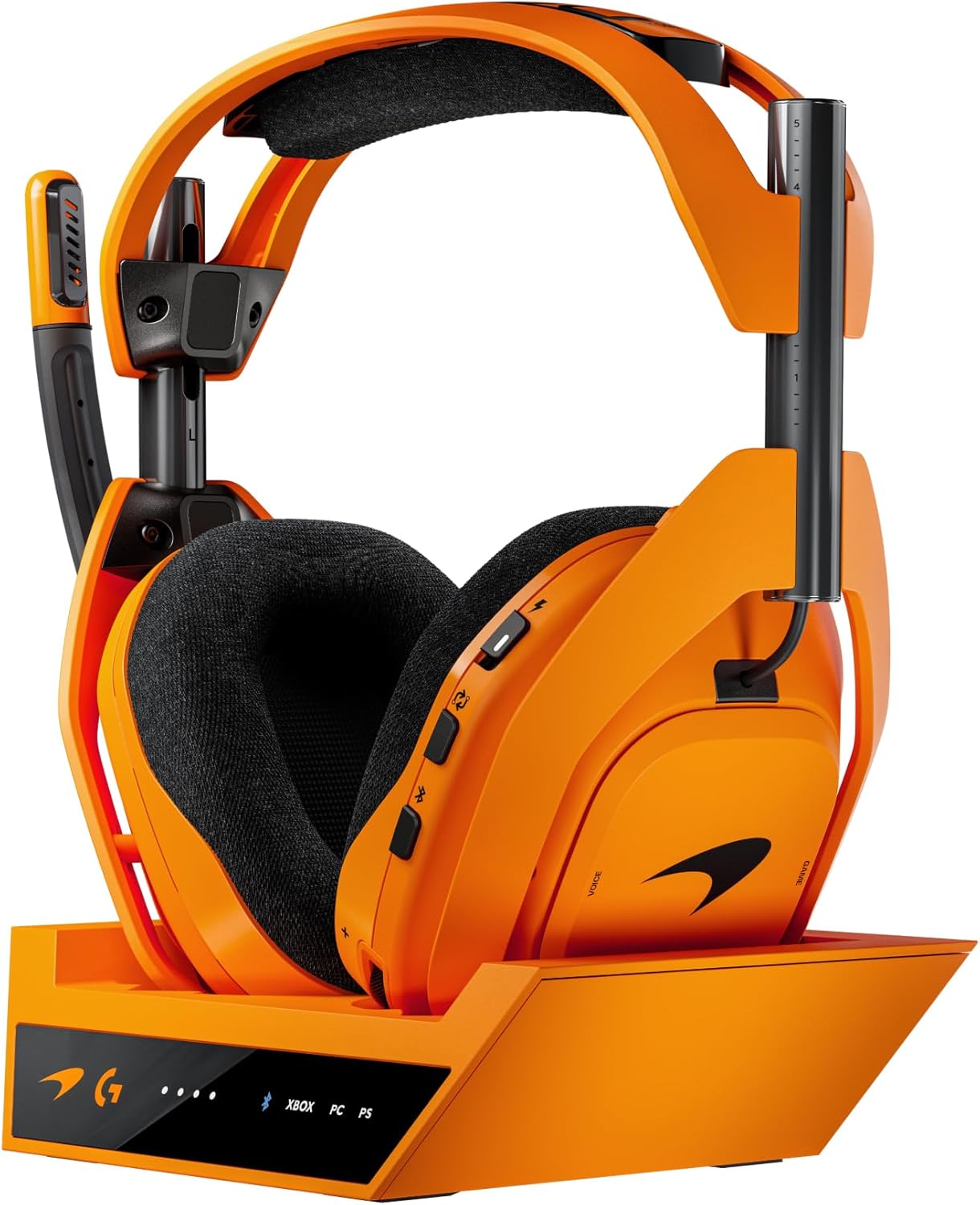 Logitech G Astro A50 X LIGHTSPEED trådlöst spelheadset + batteriladdare, PRO-G GRAPHENE, PLAYSYNC för Xbox Series X|S + PS5 + PC/Mac, Nintendo Switch 2, Bluetooth, HDMI 2.1 Passthru - Vit