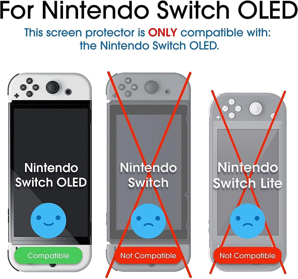amFilm OneTouch Glass Screen Protector Ontworpen voor Nintendo Switch 2 Model 2025 - Met Auto Alignment Kit, Bubble Free [2-Pack]